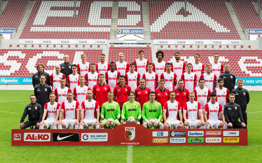 Mannschaftsbild des FC Augsburg
